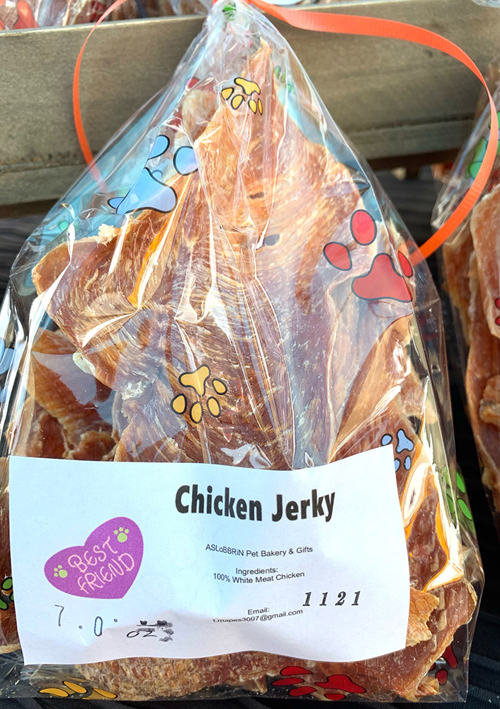 chicken jerky
